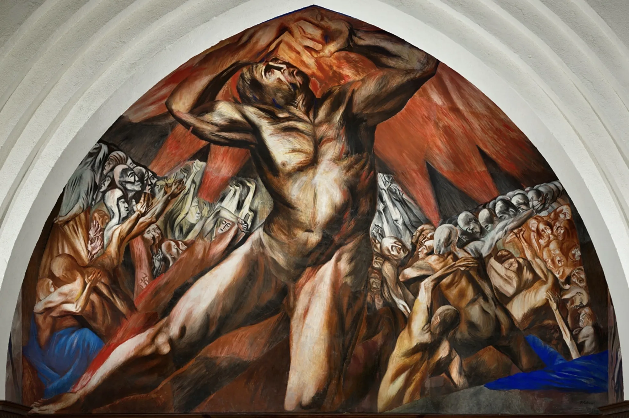 Prometheus (José Clement Orozco, 1930, Pomona College, CA)