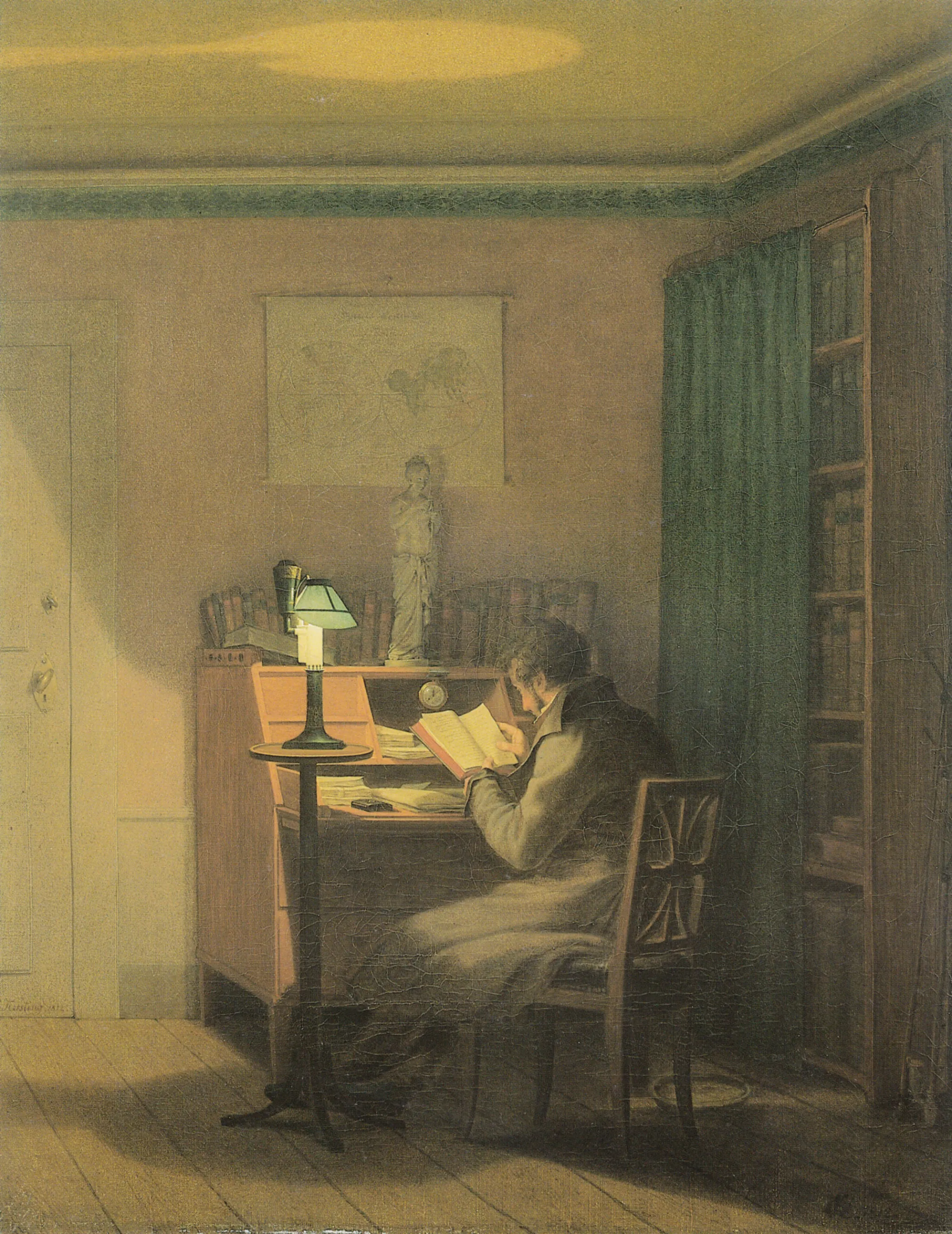 The Elegant Reader (Georg Friedrich Kersting, 1812, Schlossmuseum Weimar, Germany)