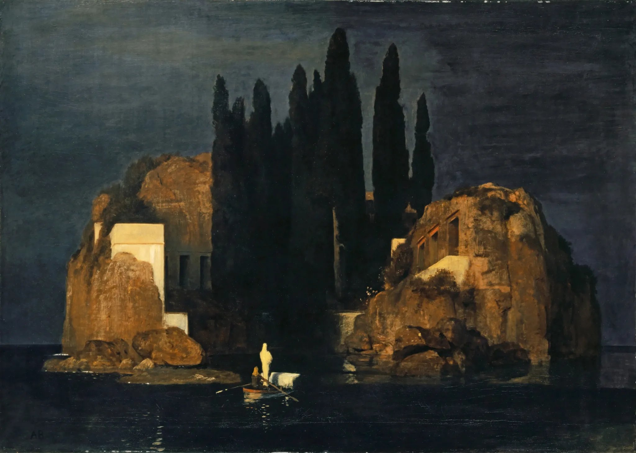 The Isle of the Dead (Arnold Böcklin, 1880Basel Kunstmuseum, Switzerland)