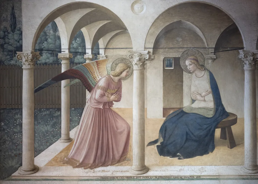 Fra Angelico Annunciation Convent of San Marco Florence 1443 Smaller