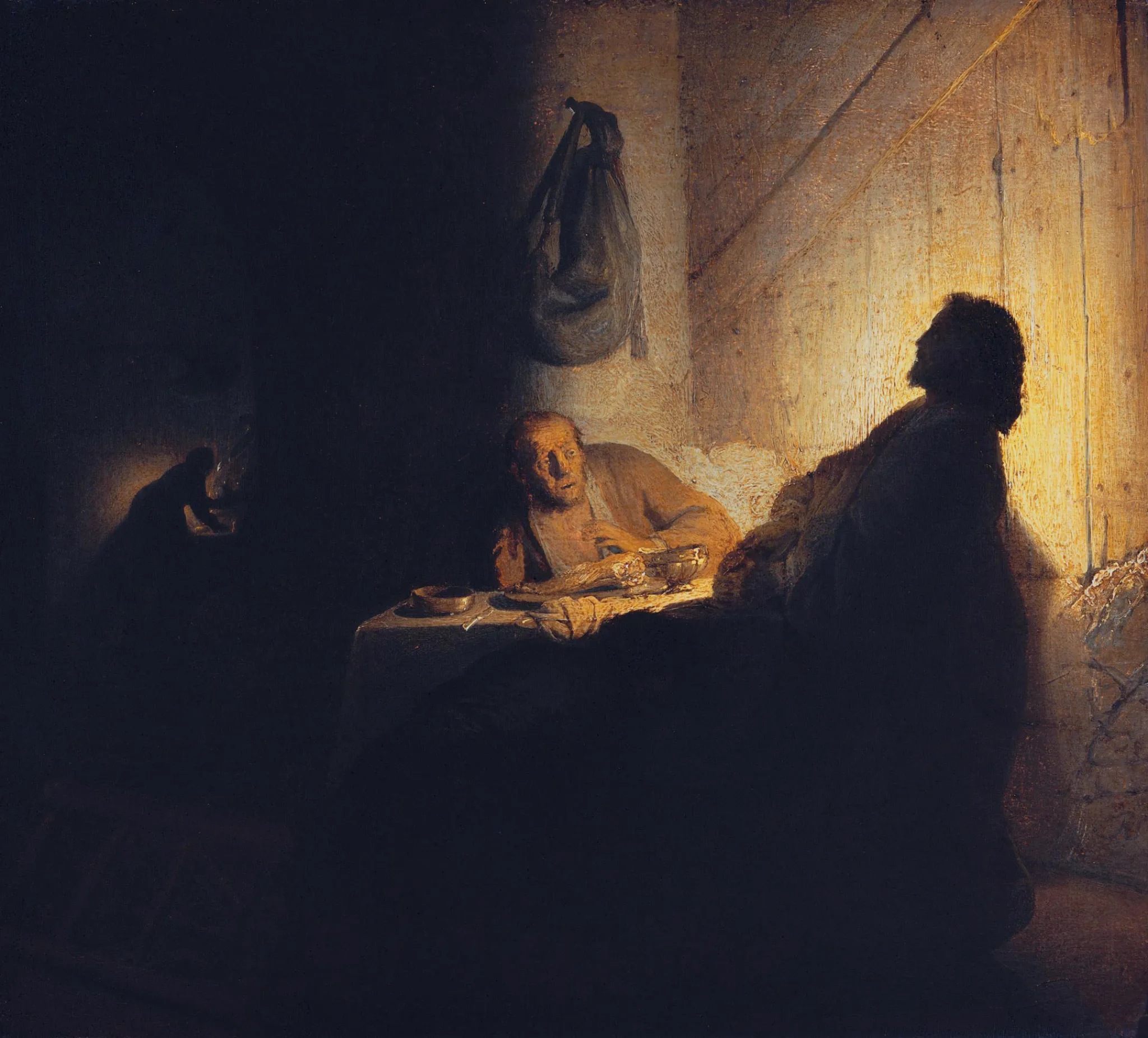 The Supper at Emmaus (Rembrandt, 1628, Musée Jacquemart-André, Paris)