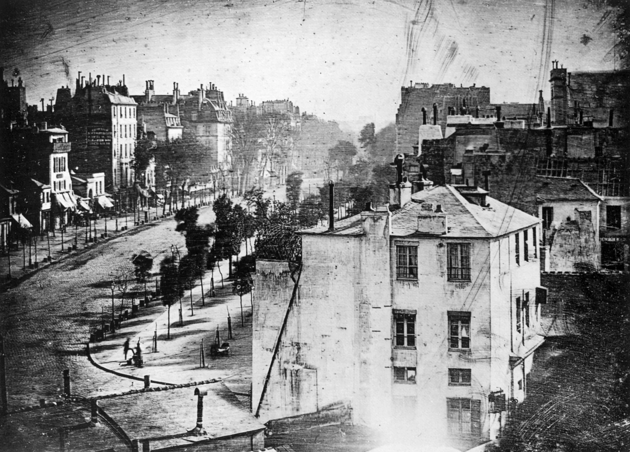 Boulevard du Temple (Louis Daguerre, 1838)