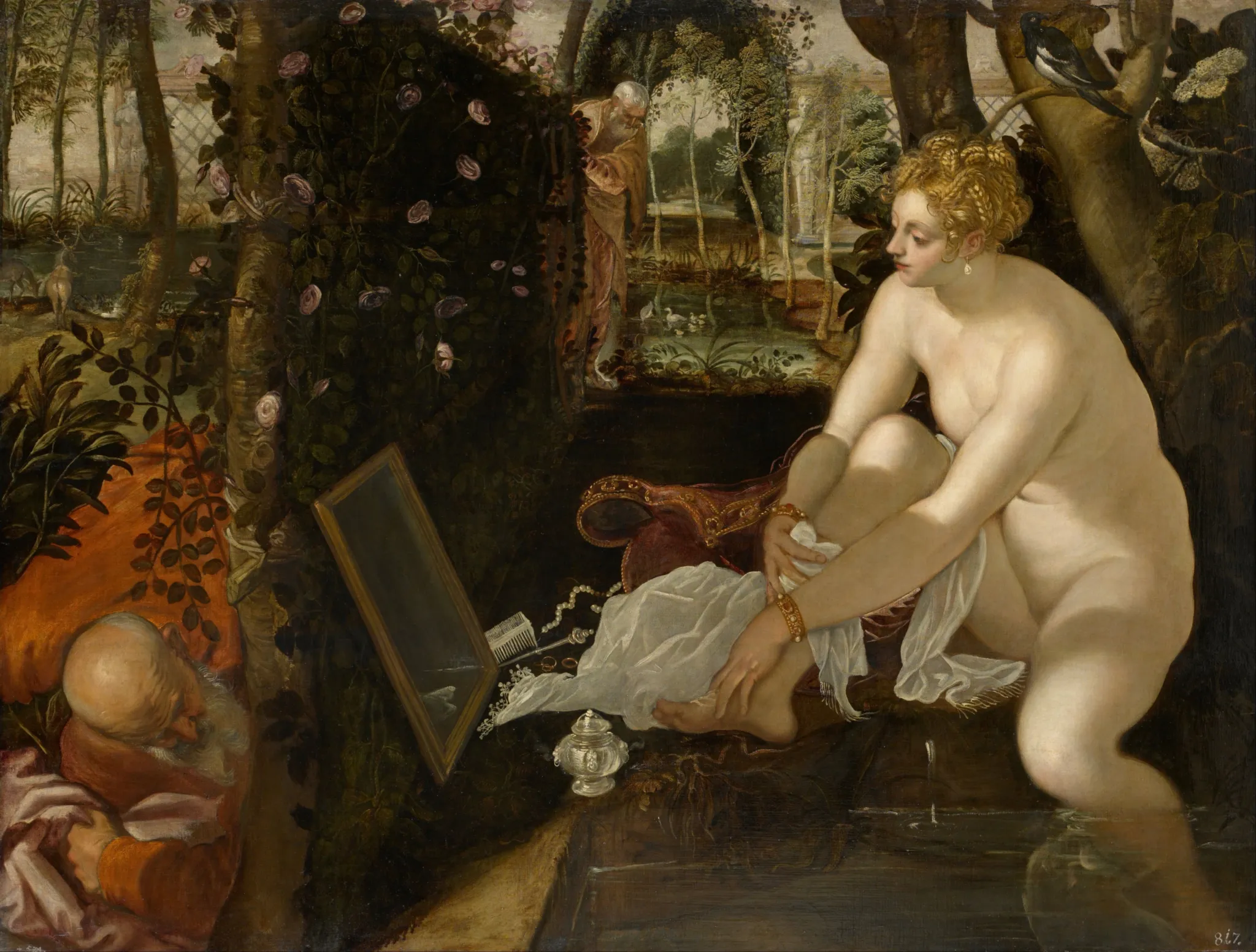Susanna and the Elders (Tinoretto, 1556, Kunsthistorisches Museum, Vienna)